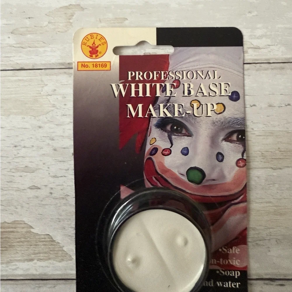 Rubies Professional White Base Makeup Clown Make Up Costume Halloween NEW
